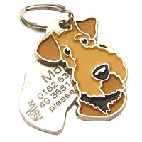 hundemarke mit gravur - airedale terrier.jpg Hundemarken MjavHov - Hundemarke, Hundemarken online, Hundemarken mit gravur, gravierte Hundemarken, Hundeanhänger, Anhänger mit gravur, Hundezubehöer, Rassen Hundemarke, Tieranhänger